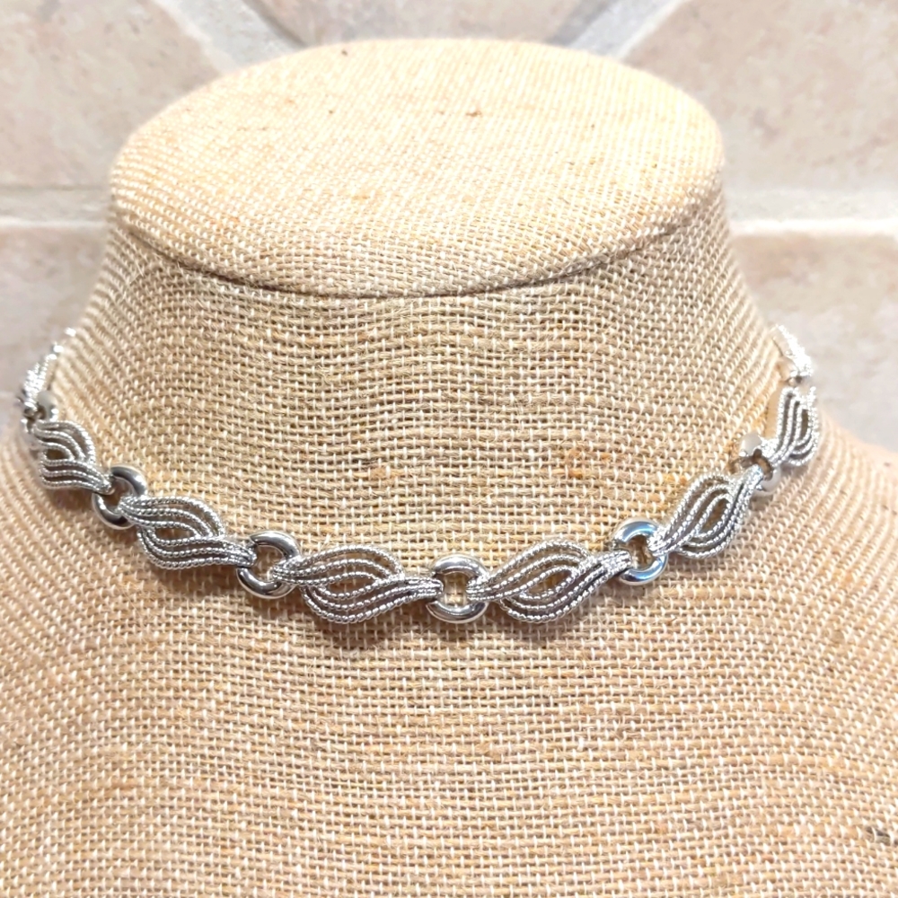 4 for $20 Fashion Jewelry Necklace Silver Choker Style Links